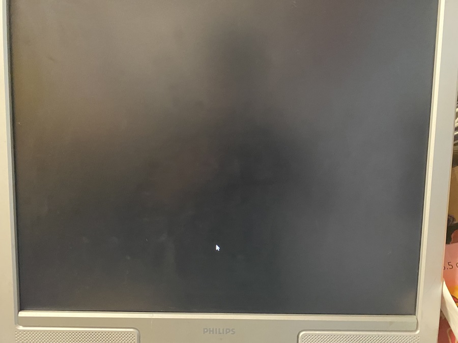 Asus VC66-C black screen but mouse cursor